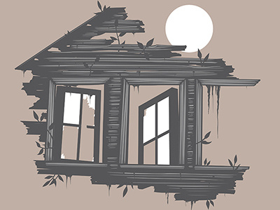 Decay (pt. 5) adobe illustrator illustration screen print series vector