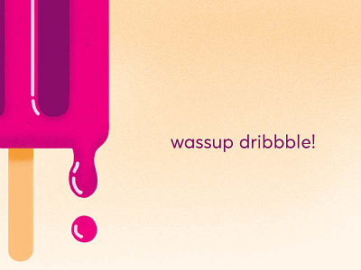 dribblin' drip illustration popsicle