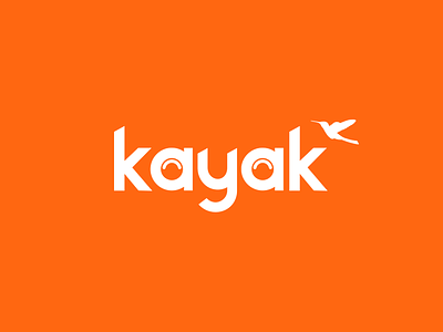 Kayak Rebranding Concept brand branding design identity illustration invite logo logo design logos logotype mark travel