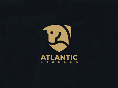 Atlantic Stables brand branding corporate design icon identity logo logo mark logotype mark simple symbol