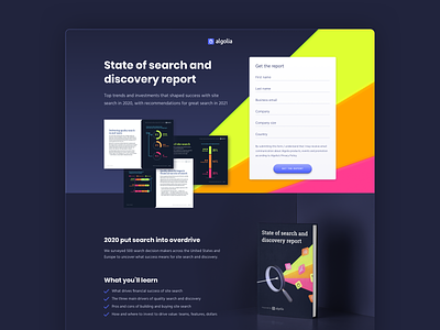 Landing Page - State of Search and Discovery