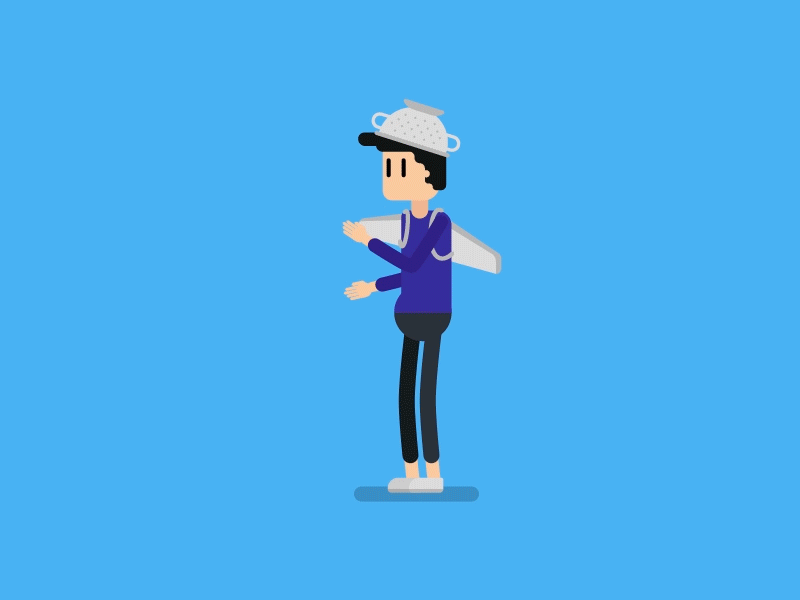 Everybody dance ! #1 after effects animation dance flat design fun illustrator motion motion design robot smooth tom souverain vector