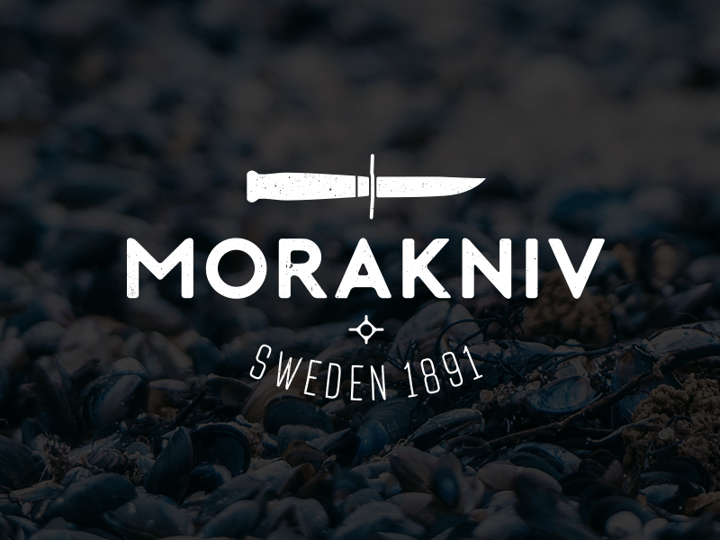 Morakniv logo concept badge knife logo minnesota mora sweden