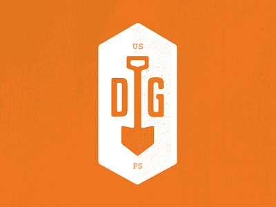 USFS mark concept badge graphicdesign logo minnesota shovel usfs