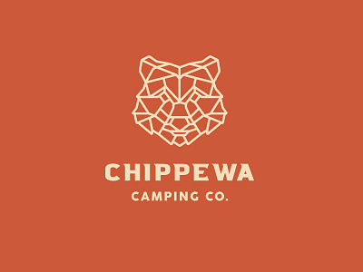 Chippewa Camping Co. Logo concept badge branding graphic design logo minnesota retro vintage