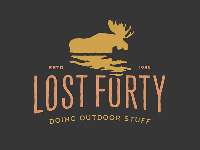 Doing outdoor stuff badge branding duluth graphic design illustration logo minnesota typography vector