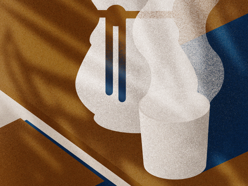 The coffee of my life book steam cup drink brown photoshop digital chemex coffee illustration