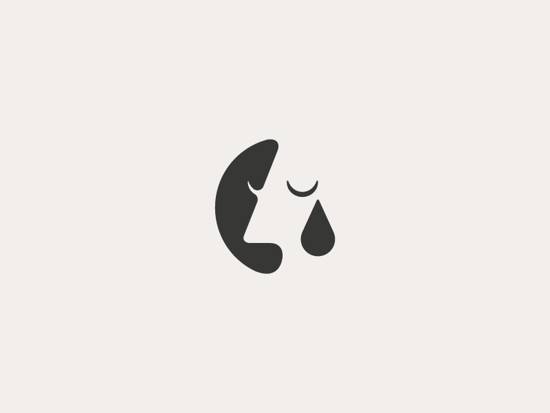 Experimental teardrop logo by Adriana Vala on Dribbble