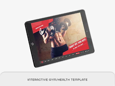 interactive gym/health template