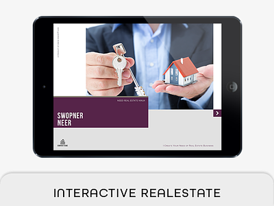 Interactive Real Estate Template professional property real estate real estate agency real estate agent real estate brochure real estate marketing tablet magazine