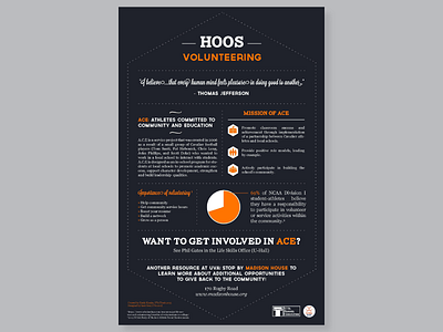 Hoos Volunteering design flyer graphic design health illustration infographic poster print typography vector