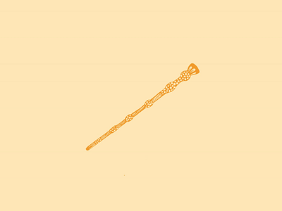 M: Magic wand art design graphic design harry potter harry potter art harry potter fan art illustration