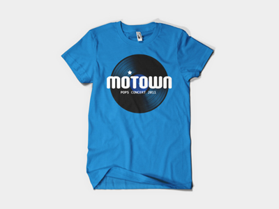 Motown Concert T-shirt briscoe design grace high irv irving motown school shit t shirt totino