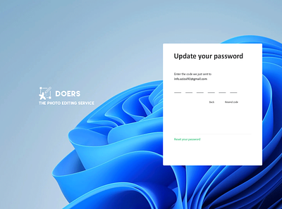 Update password form button graphic design interface ui uiux