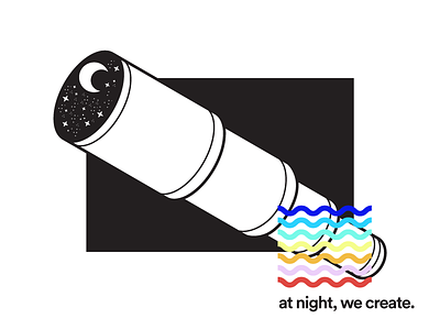 At night, we create.