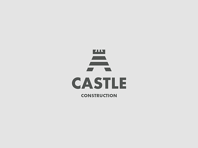 Castle Construction branding castle design icon logo logomark professional symbol