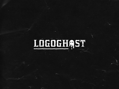 LogoGhost Final Logo abstract branding ghost graphic design grunge illustrator logo logomark professional retro symbol vintage