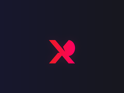 X + R Monogram abstract branding esports letter lettering logo logomark monogram professional r simple simplistic symbol typography x