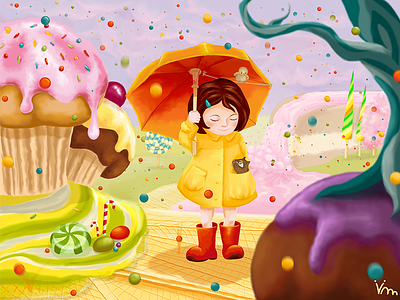 Mundo Dulce candys character design dulces illustration pastel
