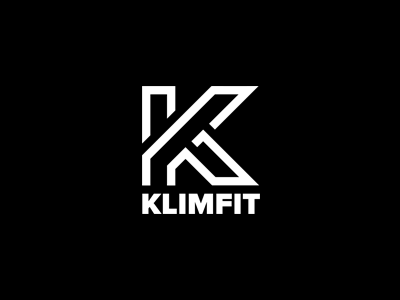 KlimFit fit fitness logo k logo klimfit logo logo design