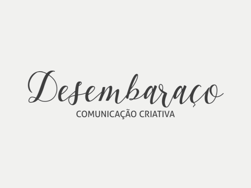 Desembaraço 2d animation lettering logo logotype typogaphy