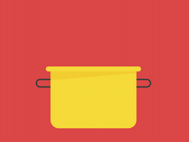 Cooking Pot 2d animation cook