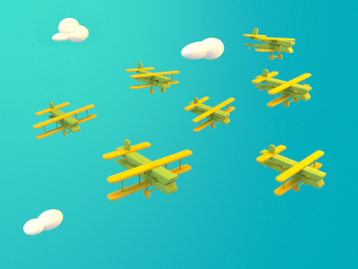 Esquadrilha 3d plane toy wood