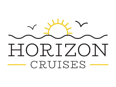 Horizon Cruises Logo Concept