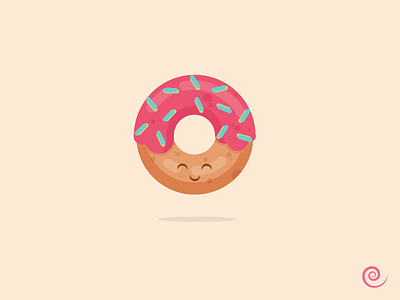 Kawaii Donut color design donut illustration kawaii vector