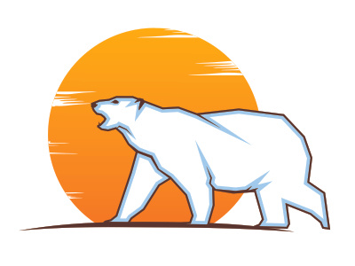 bears a design logo animal bear flat grizzly icon mexico modern silhouette zoo