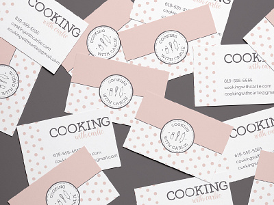 Essential Oils Cooking Company Business Cards branding design illustrator logo