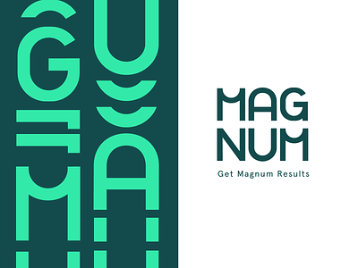 Magnum Agency Branding agency branding design graphic design illustration logo logotype typography