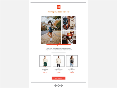 Countr - Thanksgiving Email branding design email retail