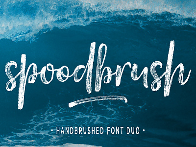 Spoodbrush Font