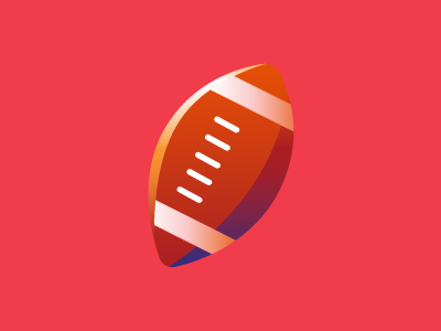 Football Icon football gradient icon social sports usa today vector