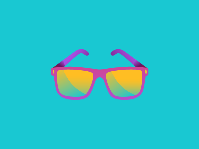 Sunglasses Icon gradient icon social sunglasses travel usa today vector