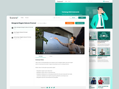 Learning Management System for Enterpreneur graphic design interaction learning product ui ui ux