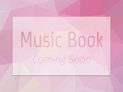 Music Book - Coming Soon coming soon first post music book sketch 3 ui design ux design