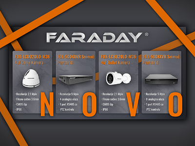 Faraday banner design graphic design