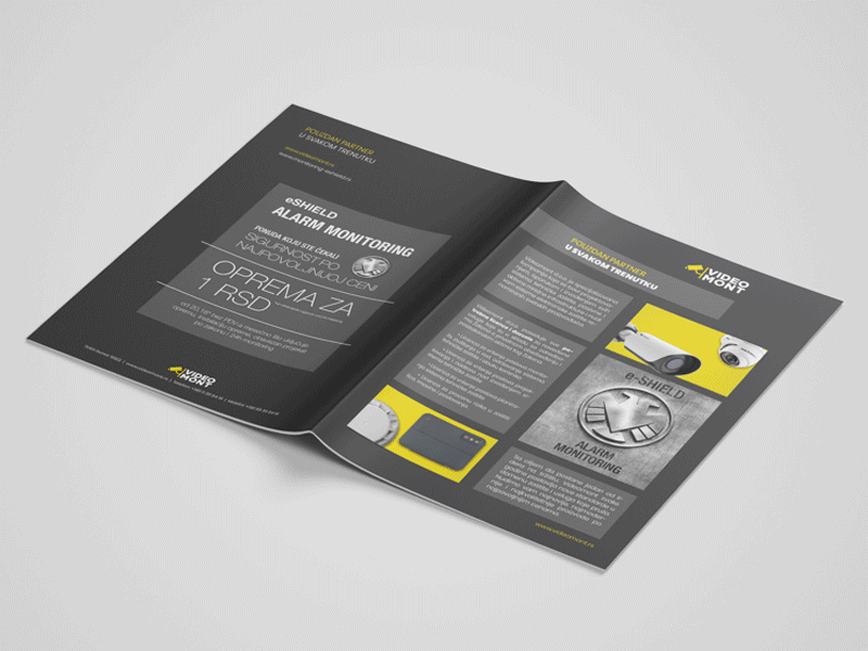 Brochure for Videomont brochure brochure design design graphic design