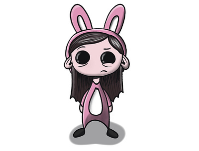 Bunny Me bunny cute art illustration illustrator sticker stickermule