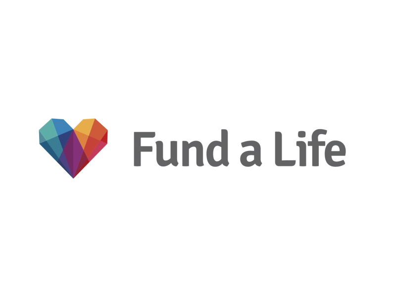 Fund A Life ae after effects animation charity fund a life heart logo logo animation love