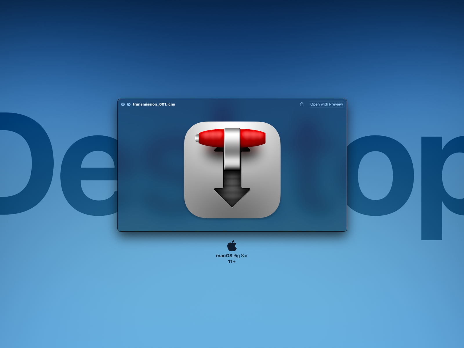 Transmission macOS Big Sur Icon by Pablo Melo on Dribbble