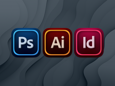 Adobe Creative Cloud - Photoshop, Illustrator and InDesign adobe apple big sur creative cloud design graphic design icon illustration illustrator indesign macos monterey photoshop