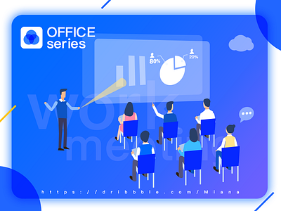 office series demo illustrations office ui work