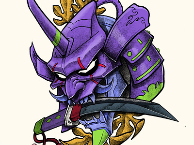 Eva Unit 01 samurai