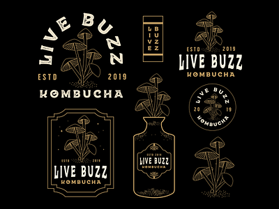 Live Buzz atx badgedesign branding design designer graphic design illustrator logo typography vector art