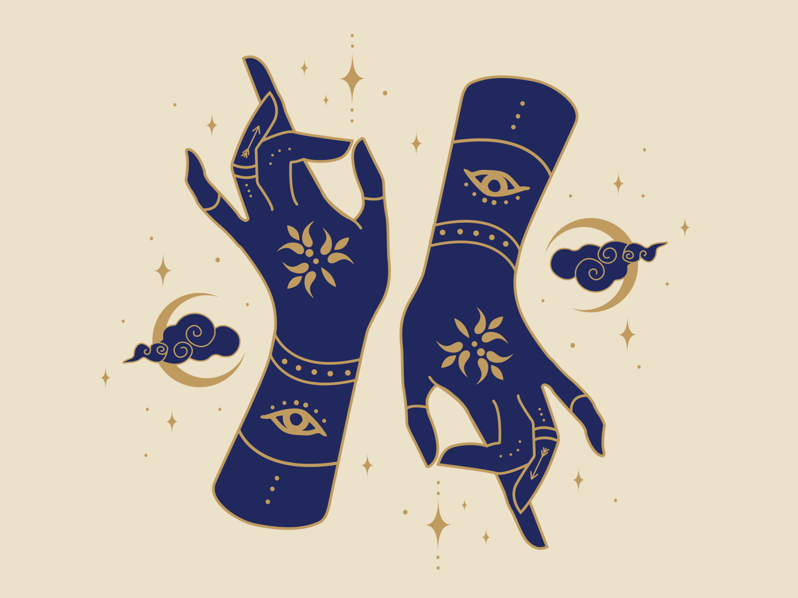 As Above So Below by Daphna Sebbane on Dribbble