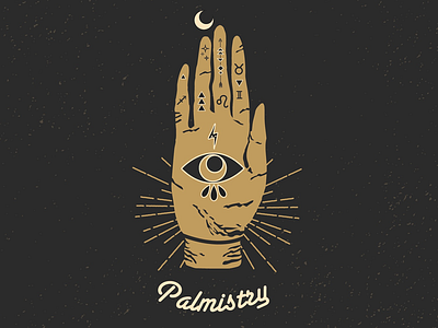 Palmistry atxdesign design graphicdesign illustrator occult palmistry vectorart