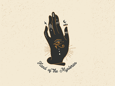 Hand of the Mysteries alchemy atx badge design design graphic design illustrator occult vector vector art